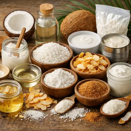 Nature-inspired graphic for Coconut Ingredients