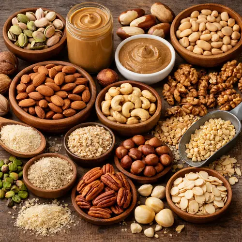 Nature-inspired graphic for Nuts