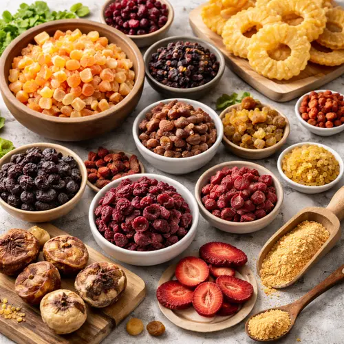 Nature-inspired graphic for Organic Dried Fruit