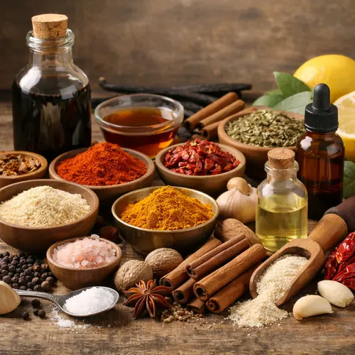 Nature-inspired graphic for Spices, Extracts & Flavors